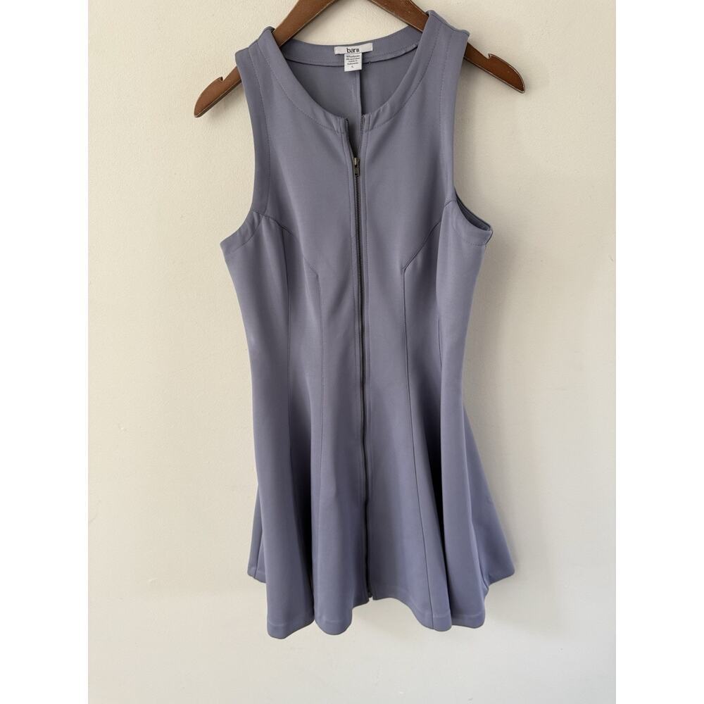 Bar III Womens Lavender Fit & Flare Skater Mini Dress Size Large Cocktail A Line
